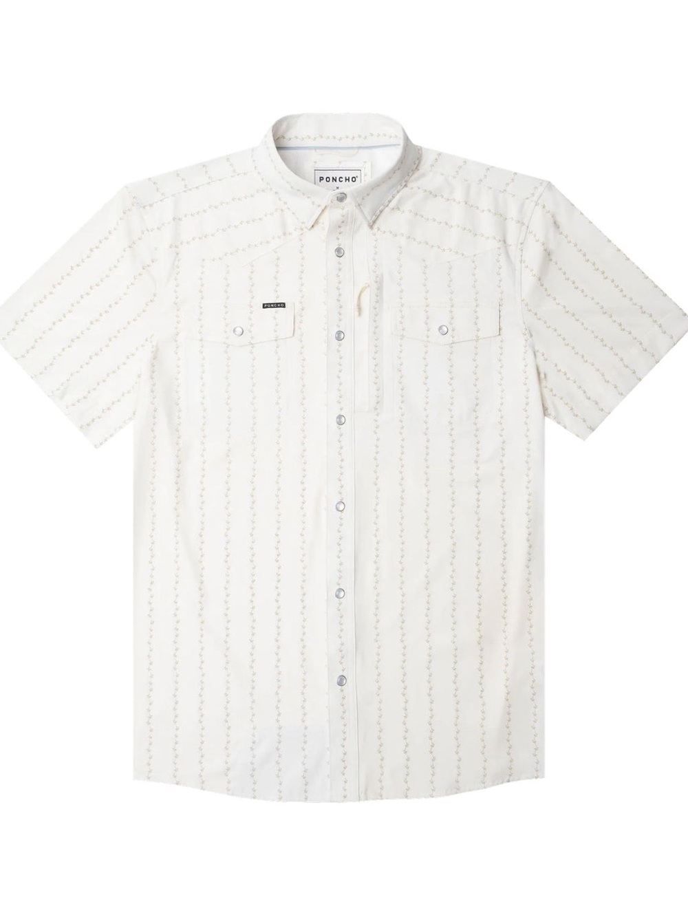 NWOT PONCHO MENS THE 1836 SHORT SLEEVE SHIRT